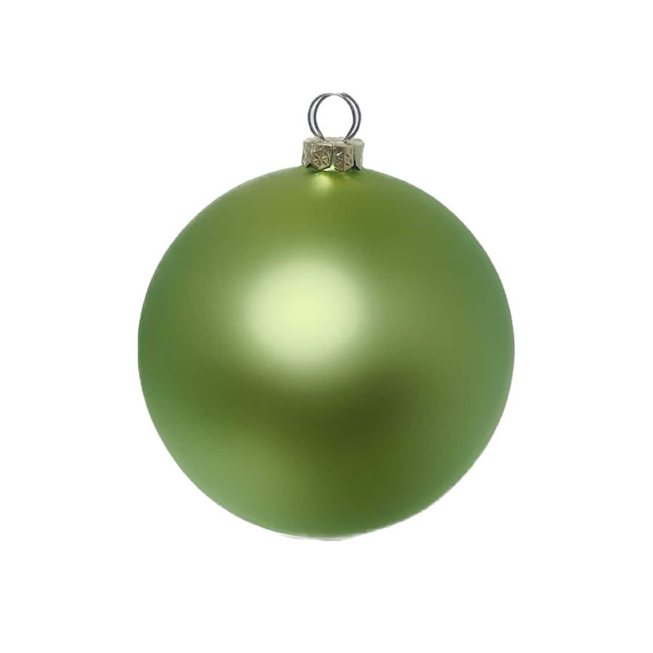Whitehurst 8ct. 3.25" Matte Glass Ball Christmas Ornaments